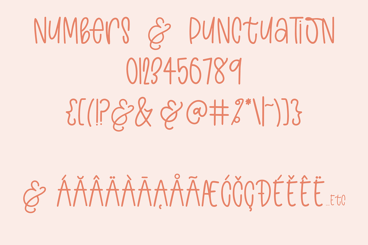 Sweet Serendipity, Bouncy Monoline, a Sans Serif Font by Jordyn Alison Designs (Photo 10 of 10)