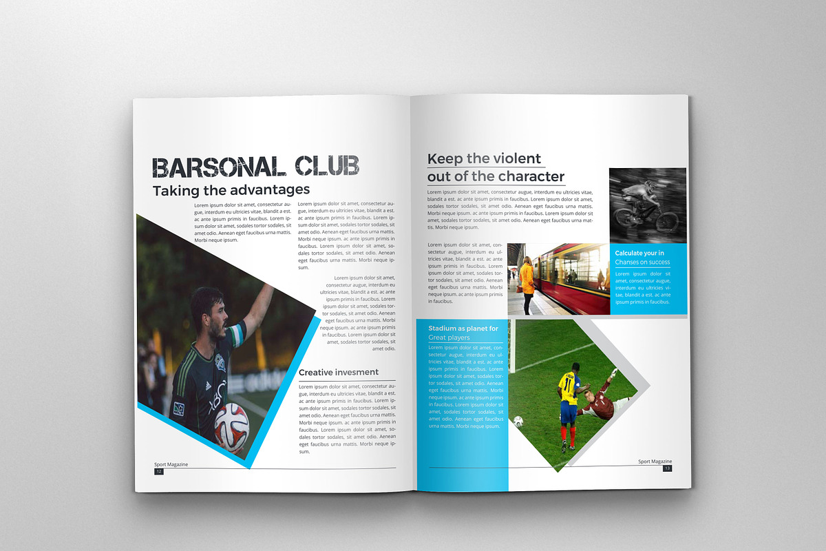 American Football Magazine Template, a Magazine Template by obidullah_01 (Photo 8 of 14)