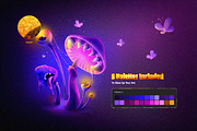 Magic Glow Affinity Brushes, a Brush Add-On by brushapes.com (Thumbnail 4 of 9)