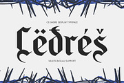 CS Shore – Gothic Font, a Blackletter Font by Craft Supply Co. (Thumbnail 7 of 8)