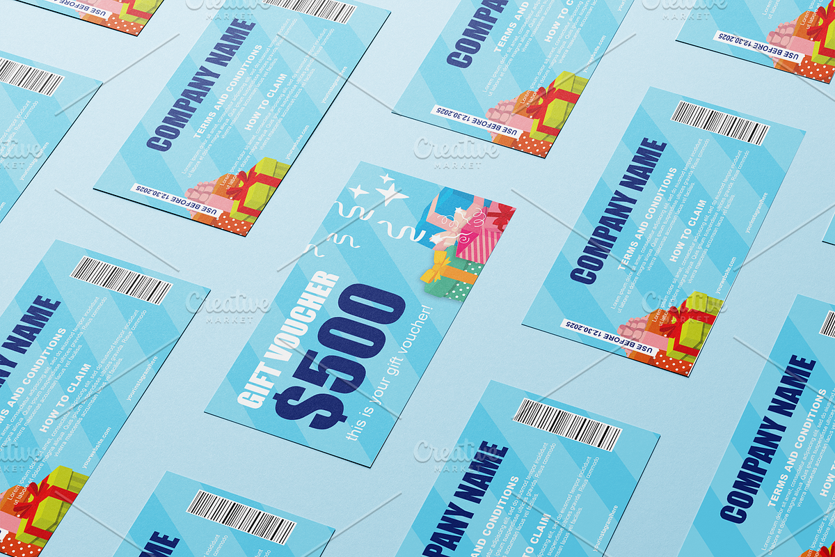 Colorful Gift Card, a Card Template by Tzochko (Photo 1 of 4)