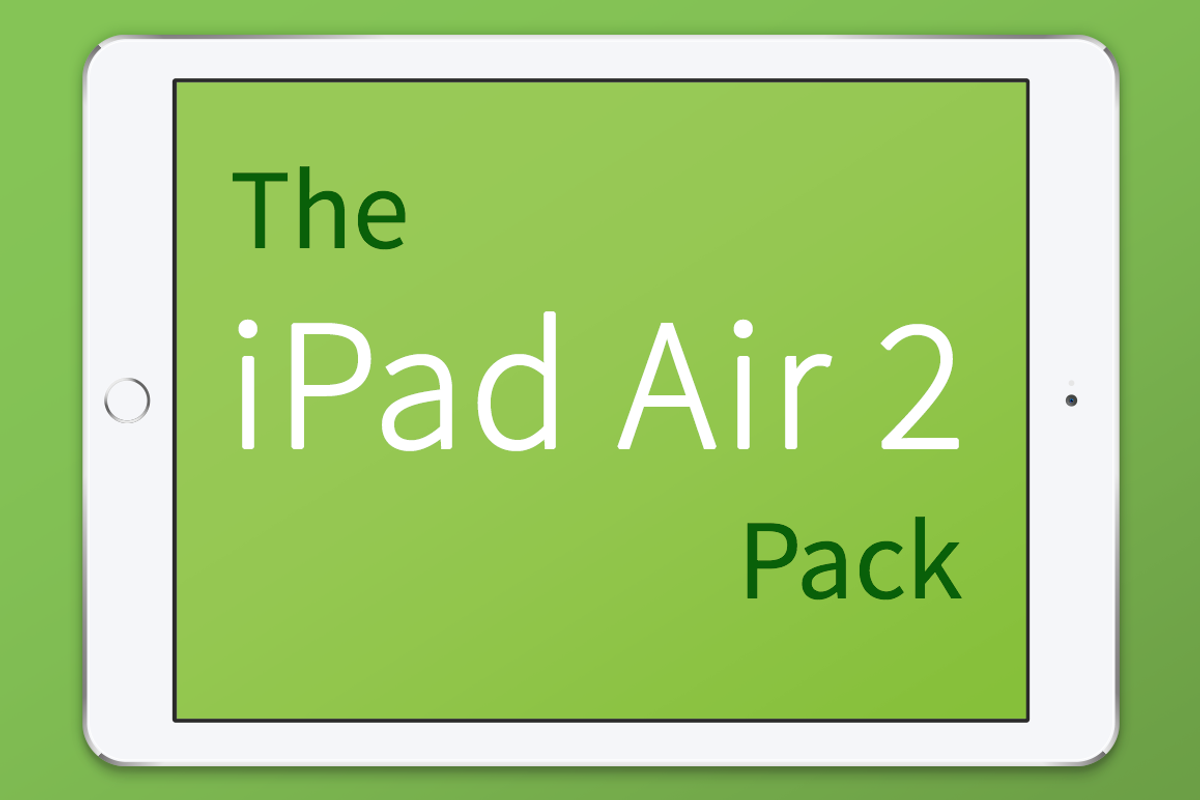 iPad Air 2 Vector Pack, a Product Mockup by Device Kits (Photo 1 of 3)