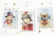 Christmas friends. New Year's set., an Animal Illustration by babenkoirusa (Thumbnail 8 of 15)