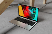 Realistic Laptop Mockup, a Mac Mockup by Graphic Deal (Thumbnail 3 of 6)