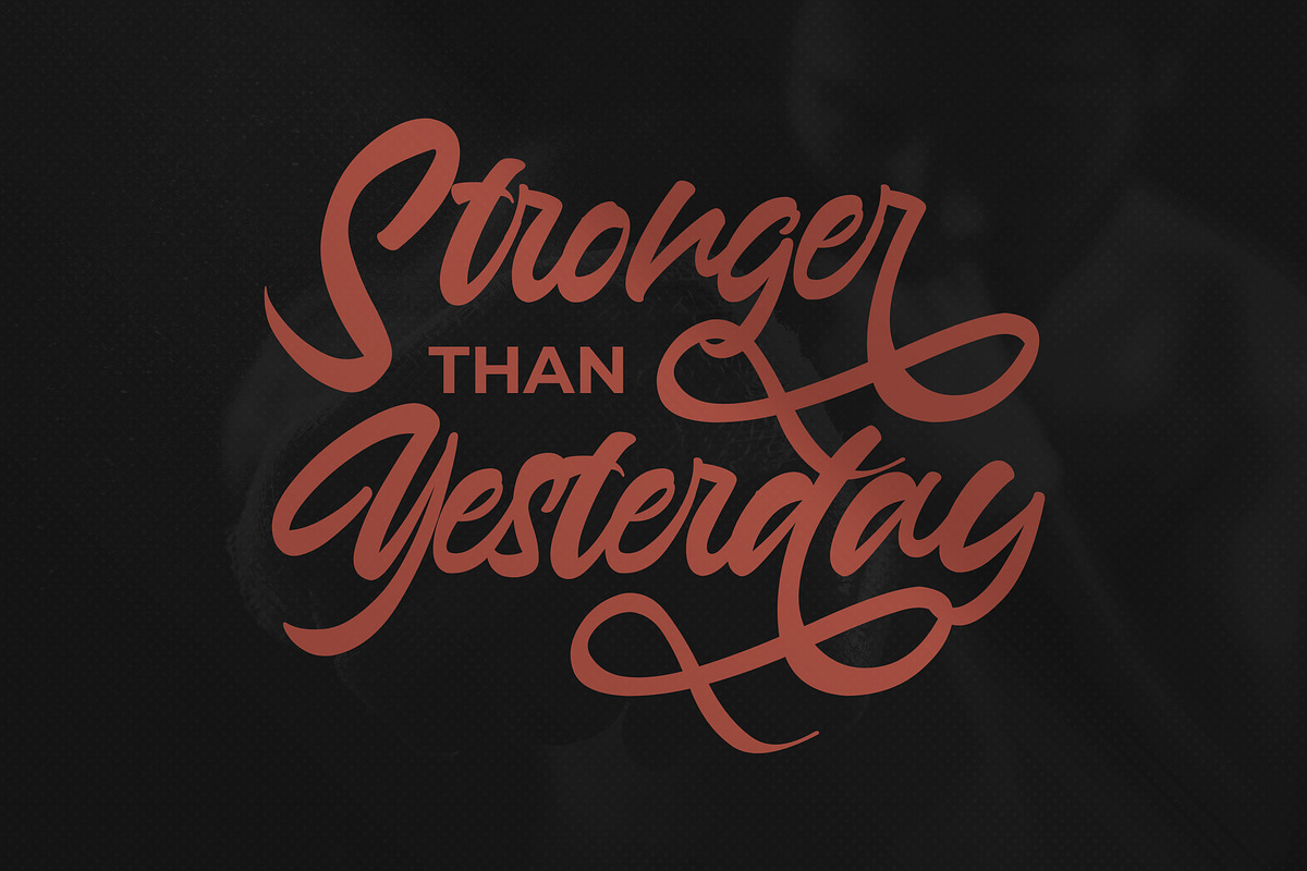 Anasite Malela - Bold Script Font preview 2