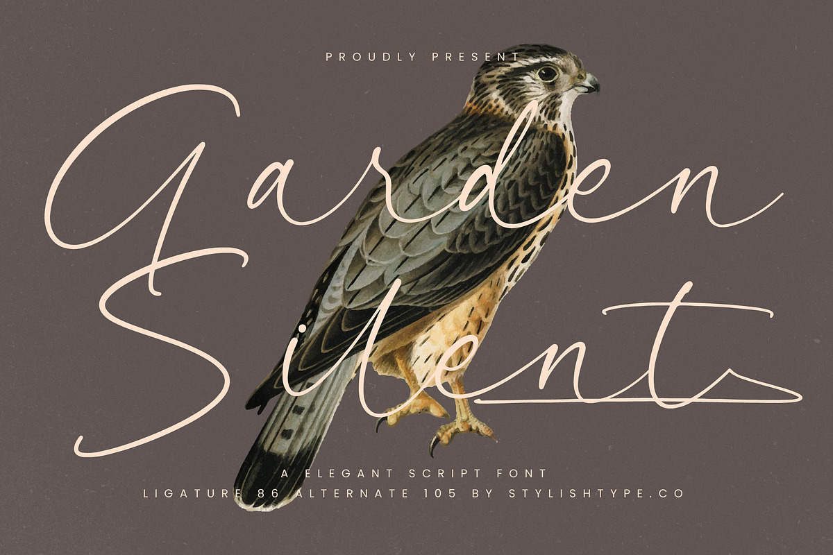Garden Silent Elegant Script Font, a Script Font by stylishtype.co (Photo 1 of 20)