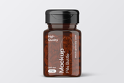 Mini Pill Bottle Mockup with Cap, a Cups & Container Mockup by Mockupdaddy (Thumbnail 19 of 27)