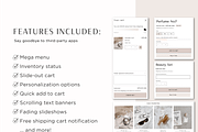 Minimal Shopify Theme, a Shopify Template by Macarons and Mimosas (Thumbnail 3 of 10)