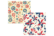 Vintage 4th of July Digital Paper, a Seasonal Illustration by Designking (Thumbnail 4 of 5)