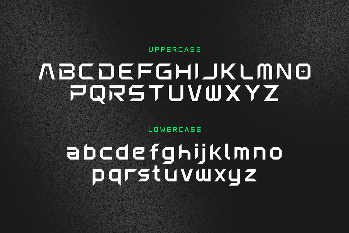 Zerx - Futuristic Display Typeface, a Sans Serif Font by Maenjari Std (Photo 3 of 10)