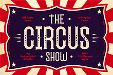 The Circus Show - Display Font
