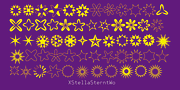 XStellaStern, a Symbol Font by Ingrimayne Type (Thumbnail 2 of 5)