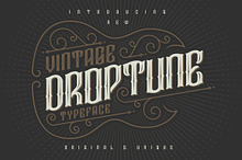 Droptune typeface