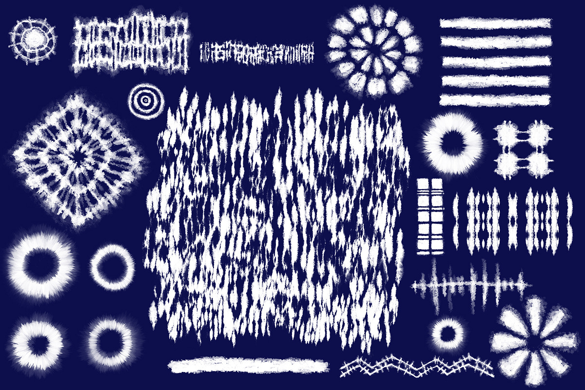 Shibori Tie Dye Seamless Patterns, a Pattern Graphic by CatJello Graphics (Photo 27 of 28)