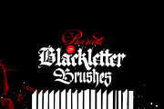 Blackletter Procreate Brushes, a Brush Add-On by Emmanuel Buron (Thumbnail 5 of 13)