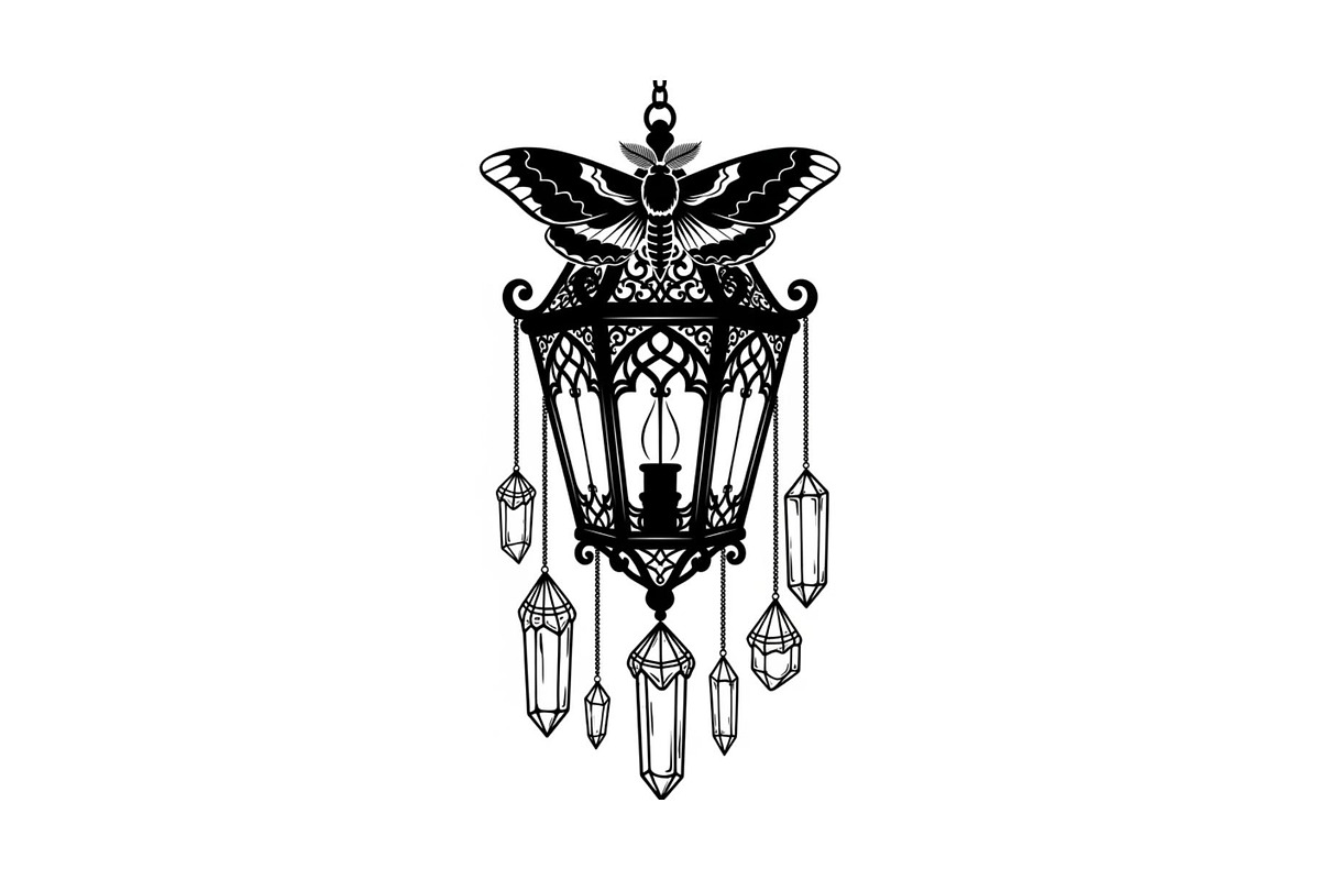 Mystical Moth Lantern Design Bundle, an Illustration by Designs_River (Photo 22 of 31)
