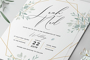 Geometric Wedding Invitation, an Invitation Template by Aarley Kaiven (Thumbnail 3 of 6)