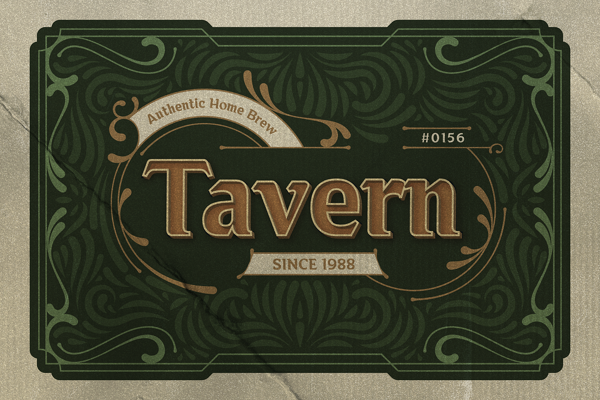 Vintage Serif Font, a Serif Font by Graphue (Photo 2 of 9)
