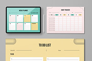 Personal Planner Layout Set, a Stationery Template by MightyDesign (Thumbnail 2 of 7)