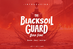 Blacksoil Guard Font