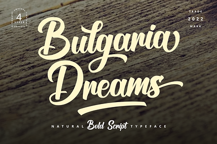 Bulgaria Dreams Apparel Font