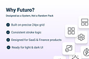 Futuro – Huge Icon Library for UI, an Icon by Creative Graphics (Thumbnail 2 of 7)