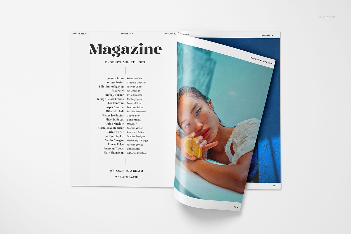 A4 Magazine Mockup Set, a Books & Magazine Mockup by creatsy5 (Photo 7 of 13)