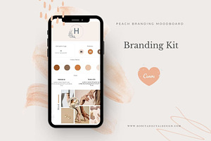 Peach Branding Kit Moodboard
