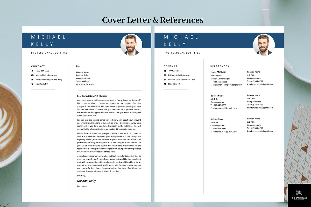 Resume/CV modern format with photo, a Resume Template by The Career Lab (Photo 6 of 10)
