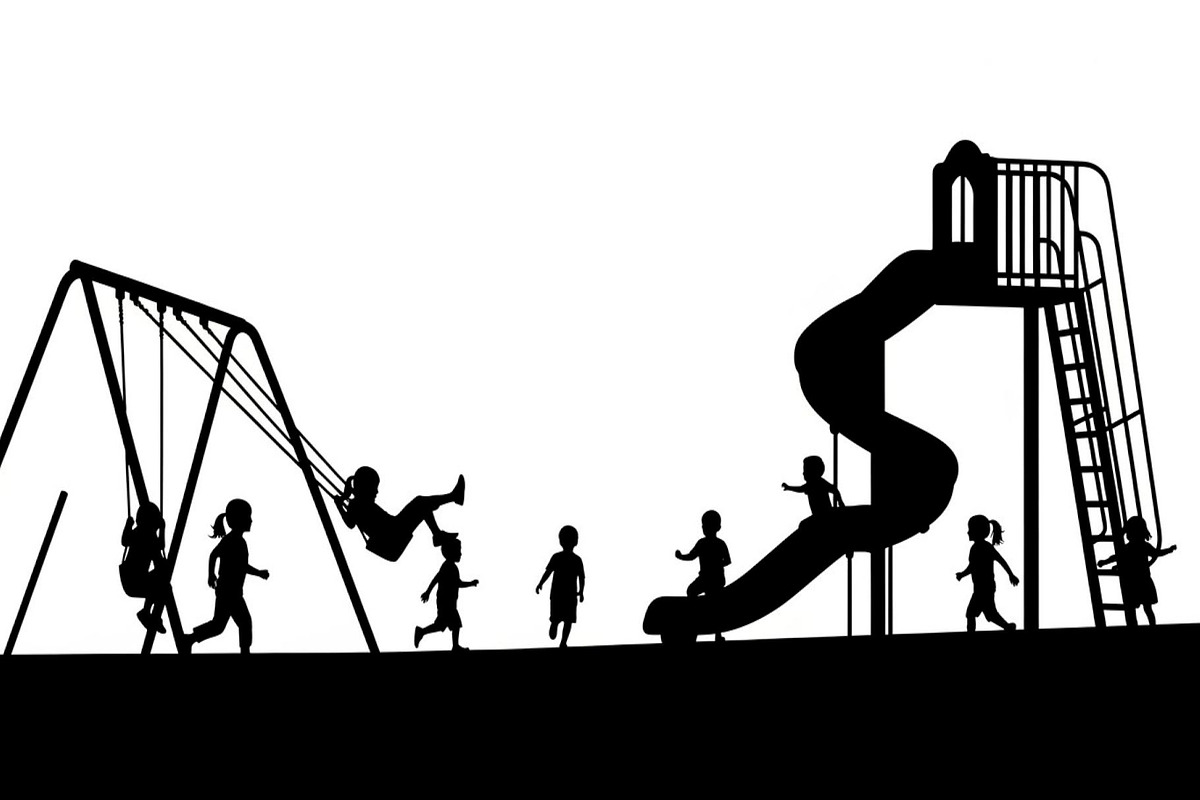 50 Kids Playground Silhouette Bundle, an Illustration by Gfx_Store (Photo 23 of 51)
