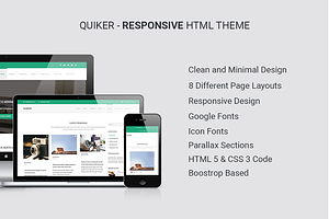 Quiker Responsive HTML5 Template