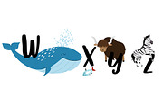 Animal alphabet poster, an Animal Illustration by land art (Thumbnail 9 of 9)