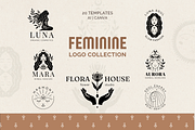 Feminine Logo Collection, a Branding & Logo Template by Alisovna (Thumbnail 1 of 9)
