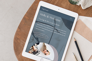 Gigi Squarespace Website Template