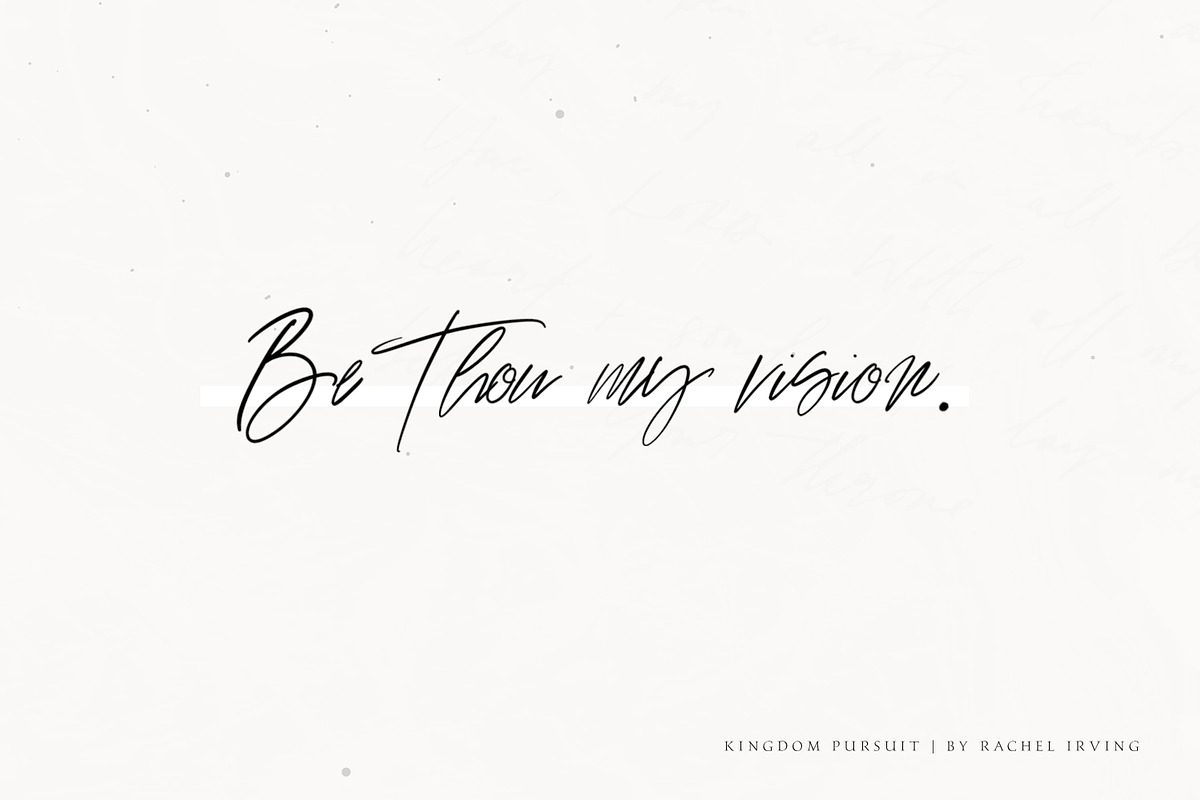 Kingdom Pursuit | Script Font preview 3