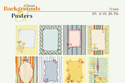 Backgrounds and Posters (Summer), a Background Graphic by Collection by VY (Thumbnail 10 of 10)