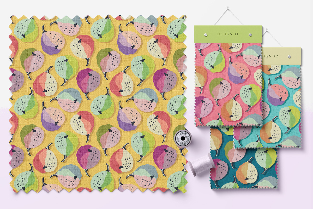 Funny pears – pattern, a Pattern Graphic by Yummy (Photo 7 of 9)