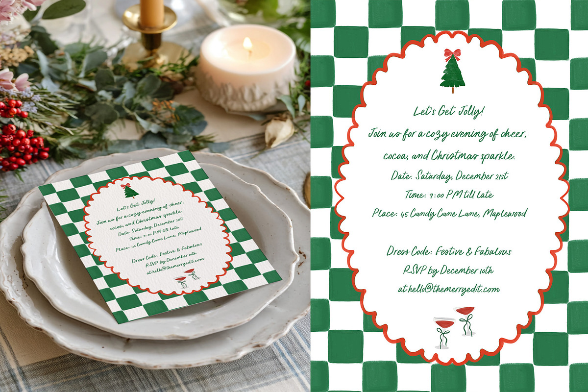 Whimsical Christmas Frames & Clipart, an Object Graphic by Essentially Nomadic (Photo 7 of 9)