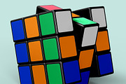 Rubik's Cube Mockup - 6 views, a Merchandise Mockup by Illusiongraphic (Thumbnail 15 of 16)