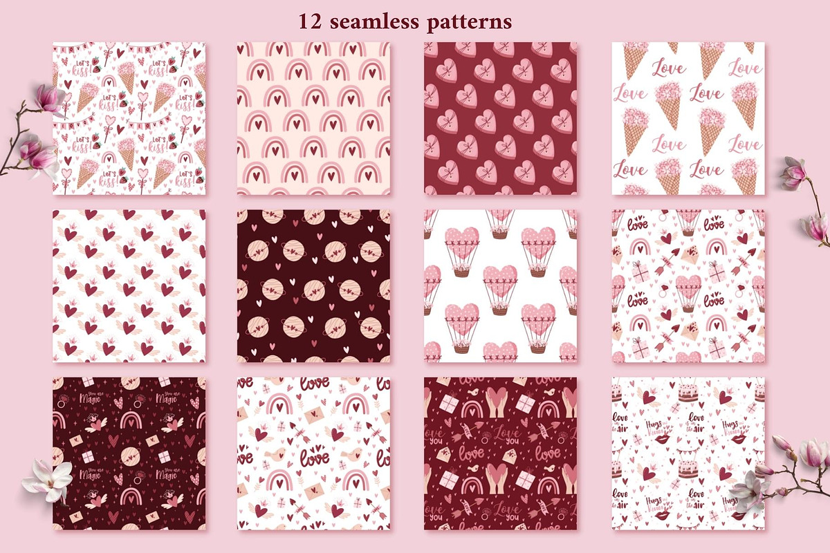 Valentine's day romantic collection, an Object Graphic by VirinaDesign (Photo 5 of 10)