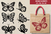 Butterfly Silhouettes Collection, an Object Graphic by Live line (Thumbnail 3 of 3)