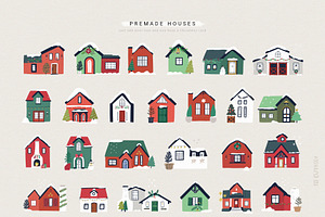 Christmas House Creator Svg Png Ai