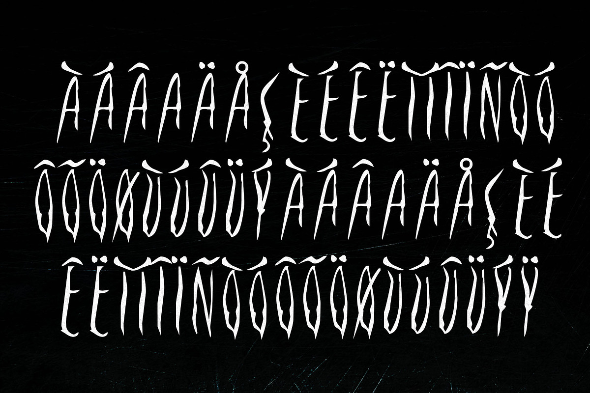 Fright - A Horror Display Font, a Font by Dene Studios (Photo 6 of 7)