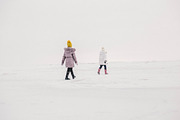 two girls walk on the frozen sea, a Person Photo by Viktoriya Isaeva (Thumbnail 2 of 2)