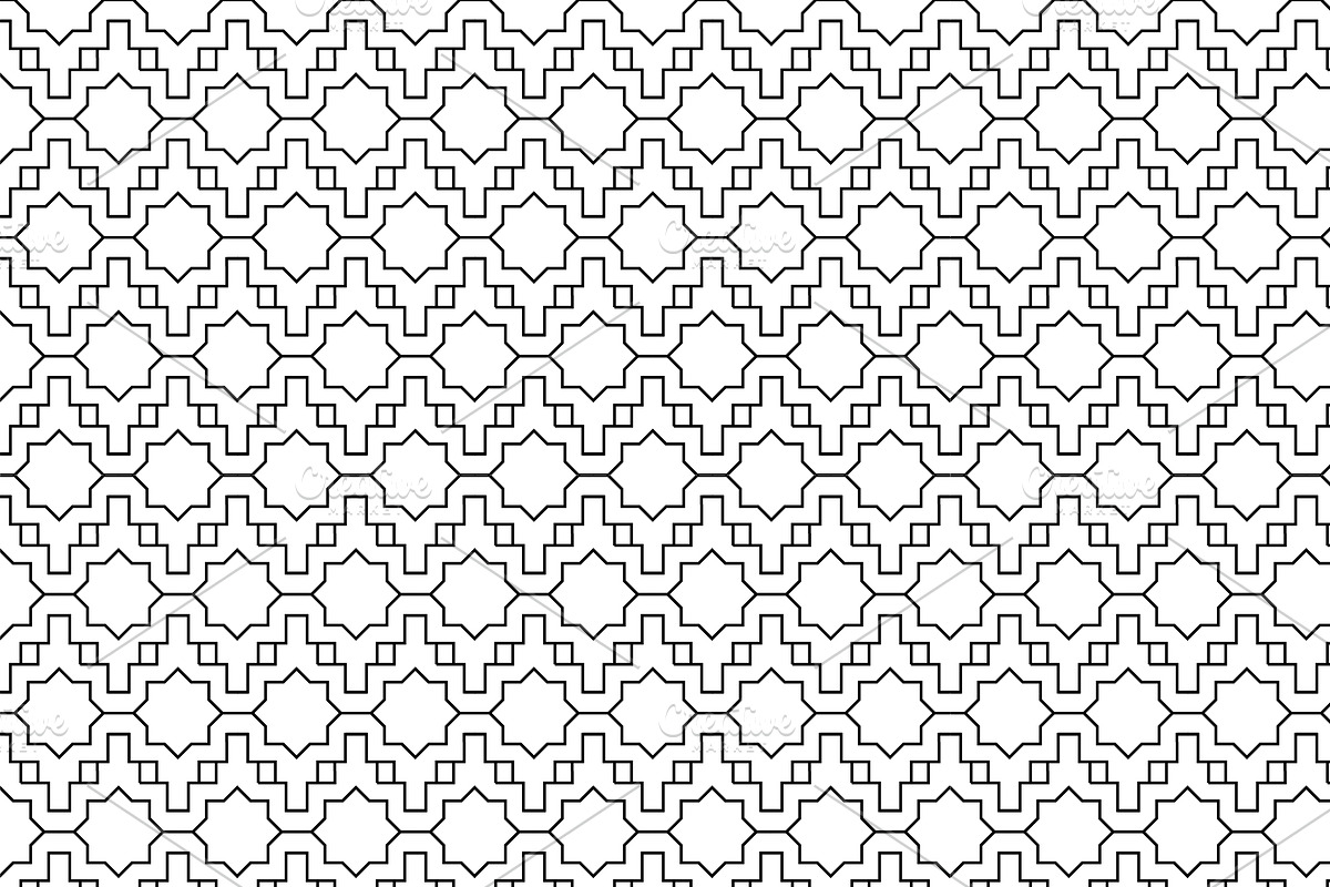 Islamic Arabic Seamless Pattern, a Pattern Graphic by NasirGrfx (Photo 3 of 13)