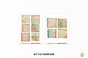 Old Road Map Ephemera Printable, a Transportation Illustration by Seaside Whiskers (Thumbnail 4 of 5)