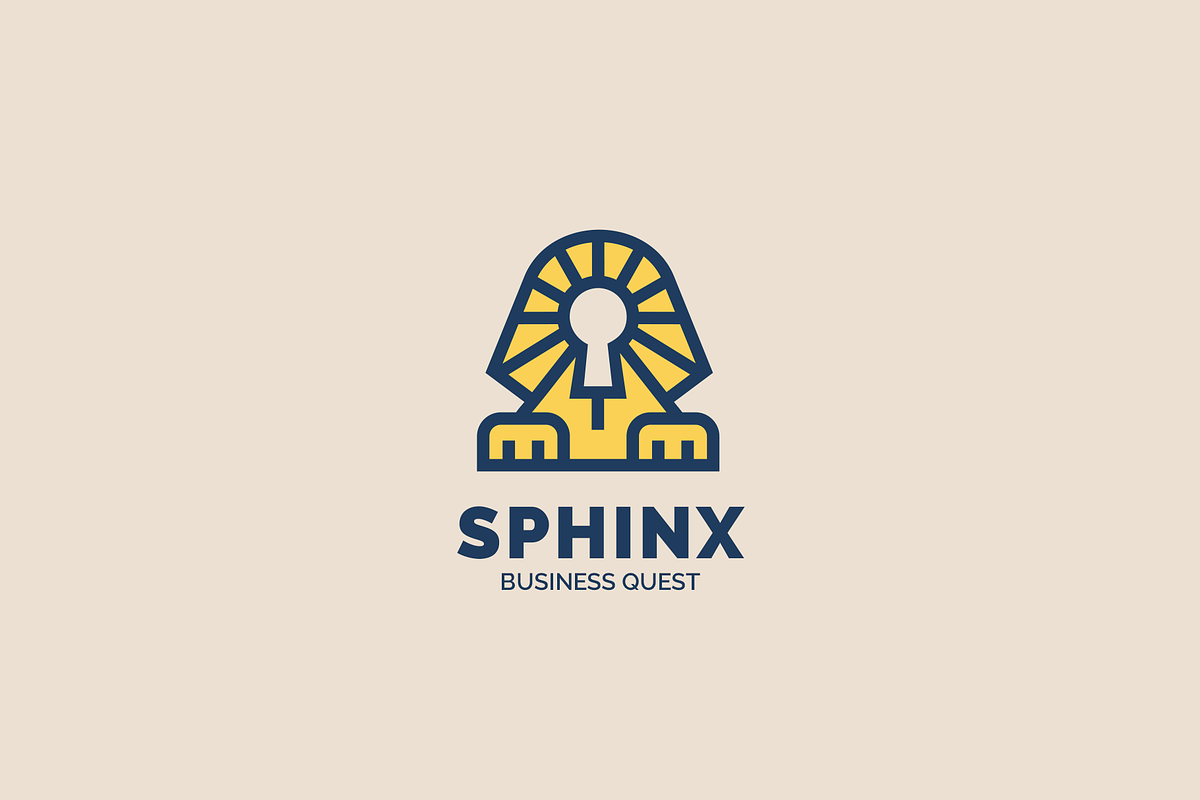 Sphinx Business Quest Logo Template, a Branding & Logo Template by mikylangela (Photo 1 of 3)