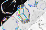 3D Dispersion Glass Shapes Vol2, a Graphic by LarysaZabrotskaya (Thumbnail 12 of 16)