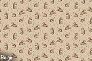 Rabbits & Carrots Repeat Pattern, a Pattern Graphic by Forest Lily (Thumbnail 7 of 11)