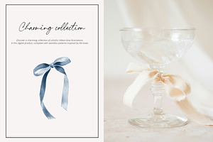 RIBBON BOWS Watercolor Pack